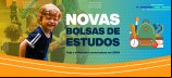 Aberto edital para novas bolsas de estudos